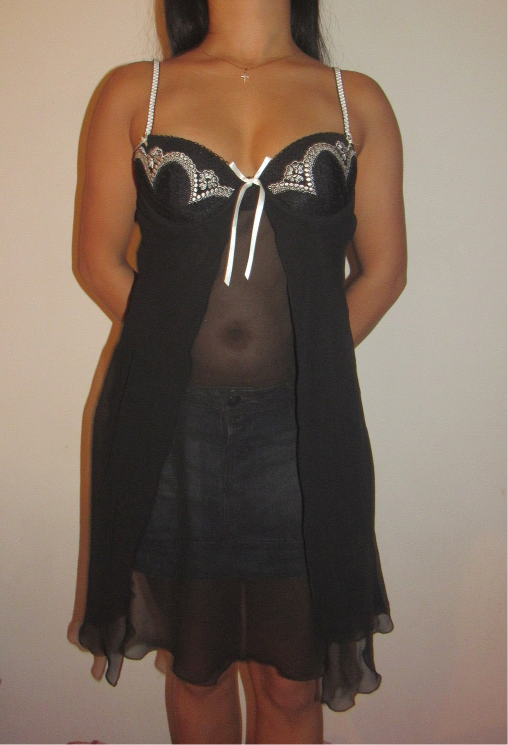 Black babydoll