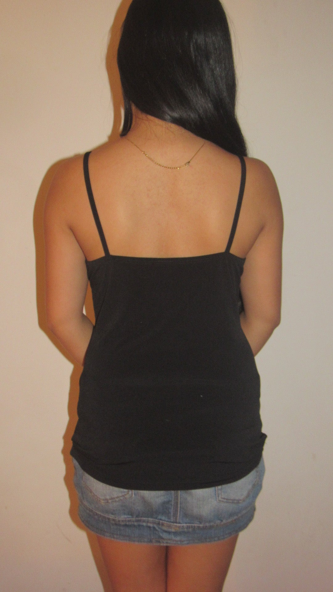 Black cami top