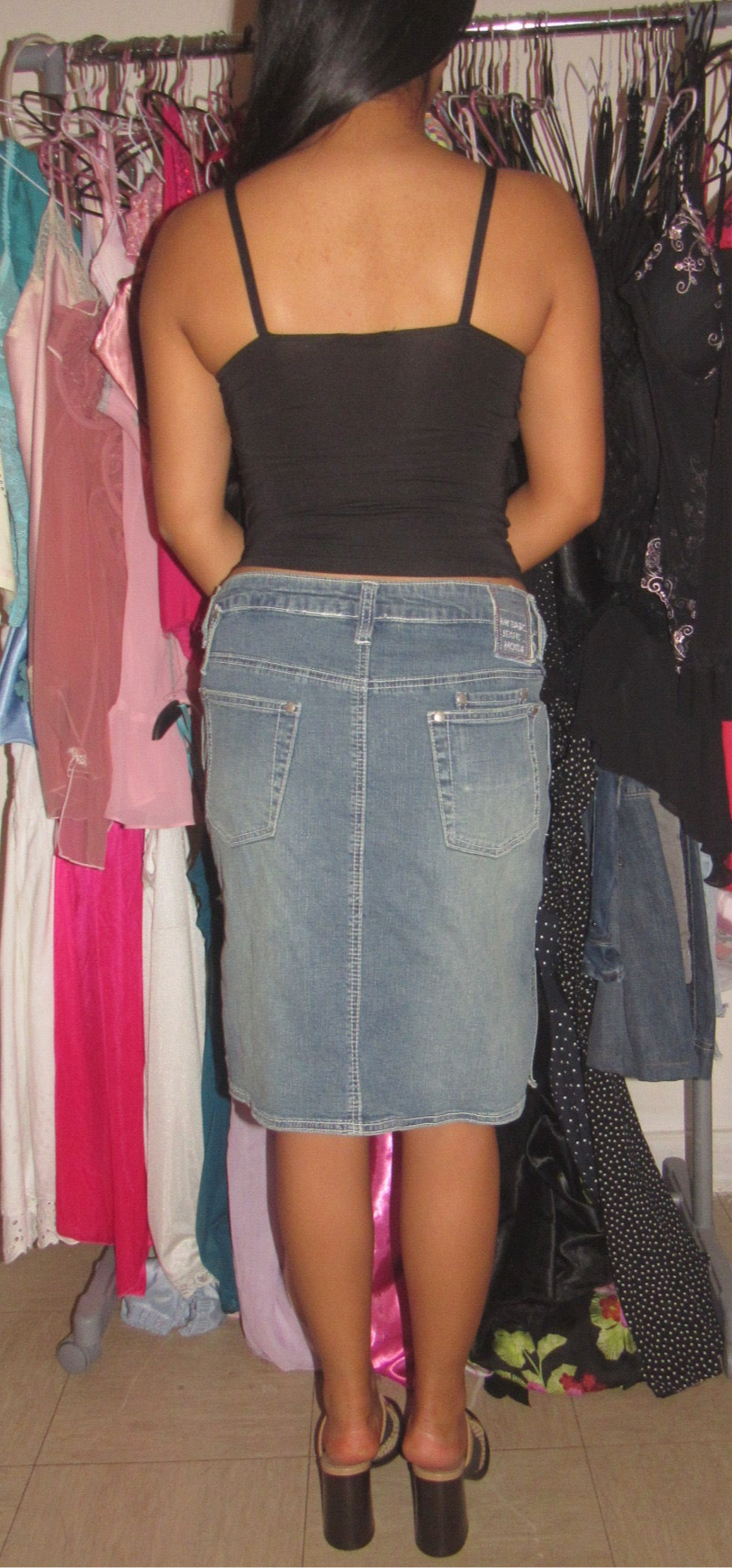 Motivi midi skirt