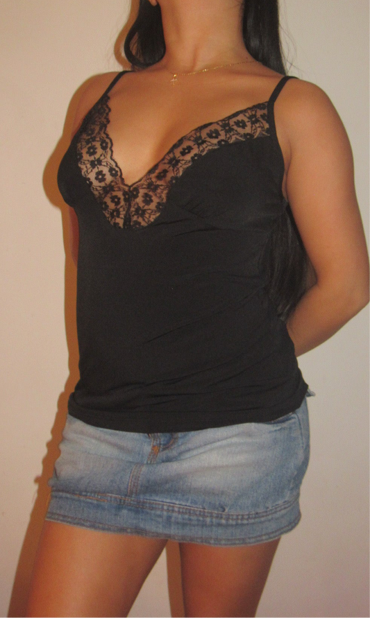 Black cami top