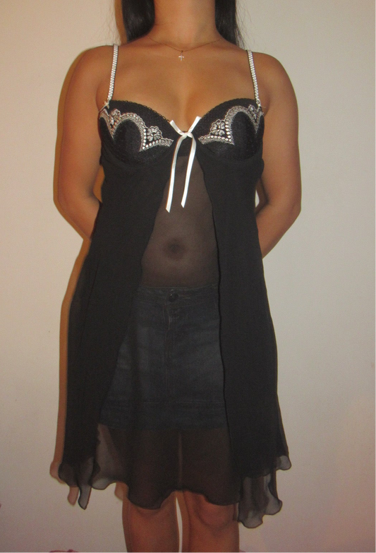 Black babydoll