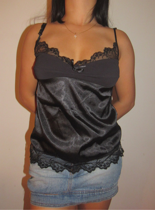 Black cami top